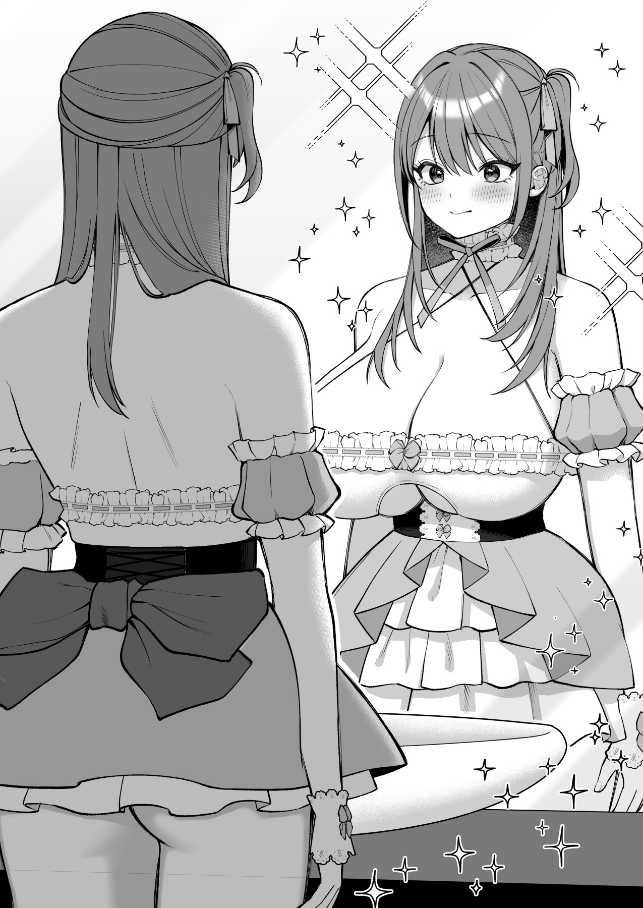 Hentai Manga Comic-An L-Cup College Chick's Porn Escapade with a Behemoth - Paizuri Time-Read-10